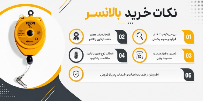 نکات خرید بالانسر صنعتی